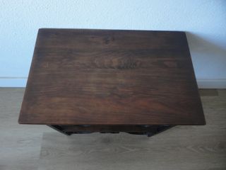 MESITA MADERA Y FORJA