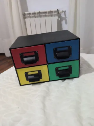 Organizzatore da scrivania con 4 cassetti