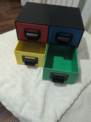 Organizzatore da scrivania con 4 cassetti