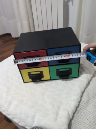 Organizzatore da scrivania con 4 cassetti