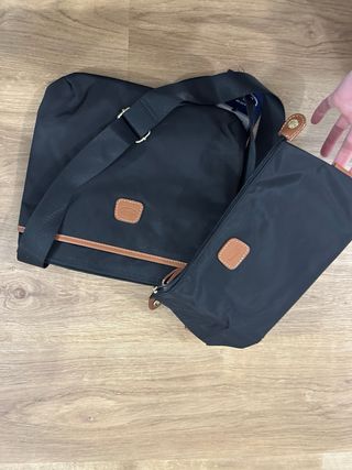 3 bolsos en uno. marca bric’s milano