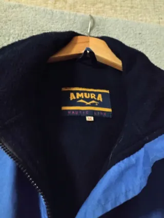 Cazadora náutica Amura azul Vintage