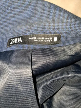 Traje azul talla 50 (42 americana)