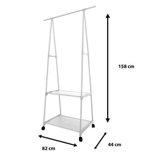 Perchero Burro Majestic 158x82x44 Cm Blanco NUEVO