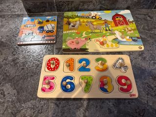 Puzzles infantiles de madera