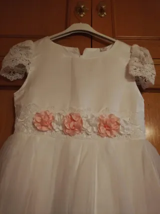 Vestido de Comunión Niña Talla 12 niña
