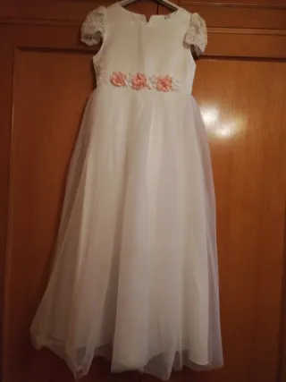 Vestido de Comunión Niña Talla 12 niña
