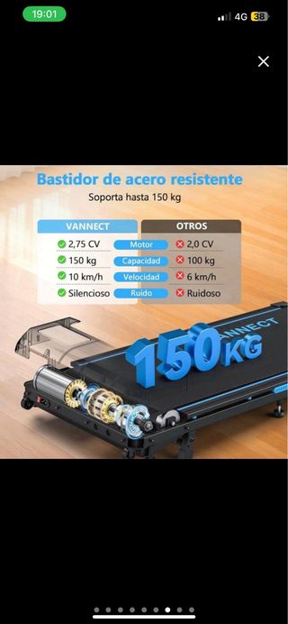 NUEVA Cinta de Correr 2.75HP