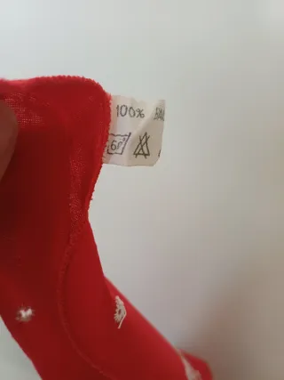 Runner natalizio rosso ricamato