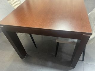 Mesa comedor extensible madera
