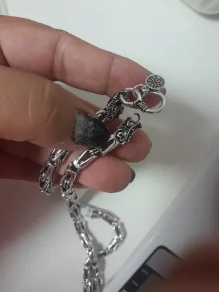 Collana con draghi argento