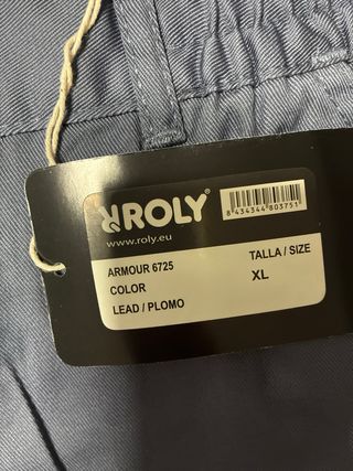Bermudas de trabajo ROLY Talla XL Gris
