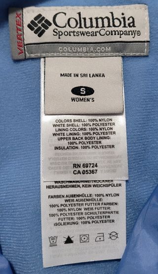 Pantalón Nieve Columbia Chica Talla S