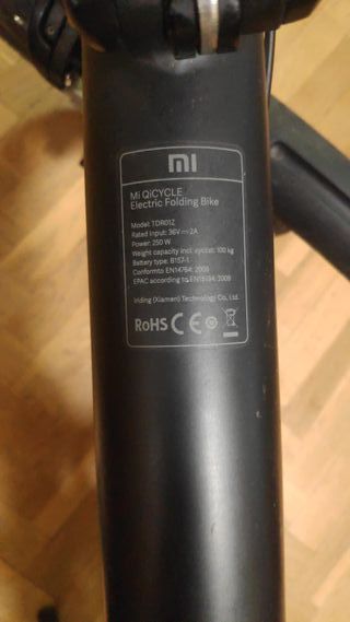 Bici Eléctrica Xiaomi Qicycle EF1 Plegable