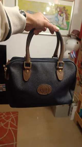 Set 2 borse similpelle marrone e nera