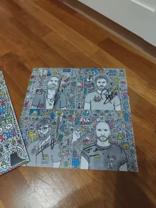 Vinilo Viva Suecia Tiempos de Paz firmado