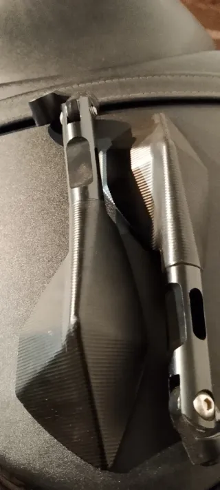 Espejos Moto Azul Diamante