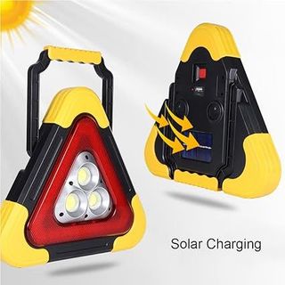 Triángulo luz de emergencia de carga solar