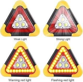 Triángulo luz de emergencia de carga solar