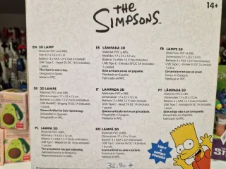 Lampada 3D TV The Simpsons