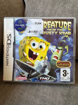 Bob Esponja Creature From The Krusty Krab DS