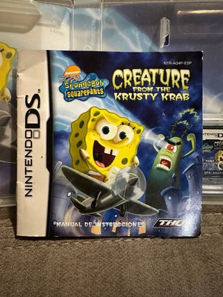 Bob Esponja Creature From The Krusty Krab DS