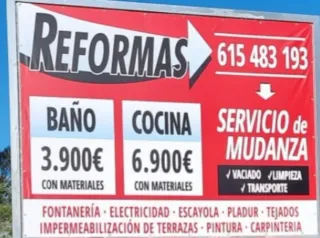 Reformas baños 3900€ Con materiales