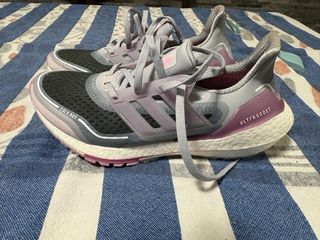 Zapatillas Adidas Mujer Gris y Rosa