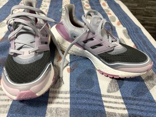 Zapatillas Adidas Mujer Gris y Rosa