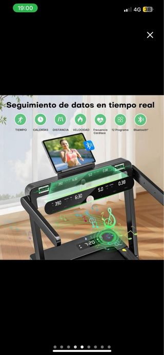 NUEVA Cinta de Correr 1-14Km/H con Inclinación
