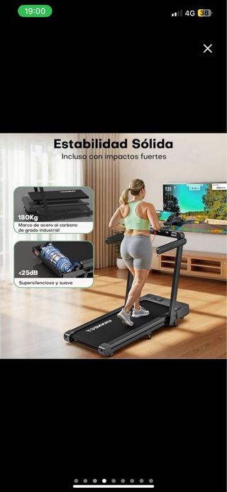 NUEVA Cinta de Correr 1-14Km/H con Inclinación