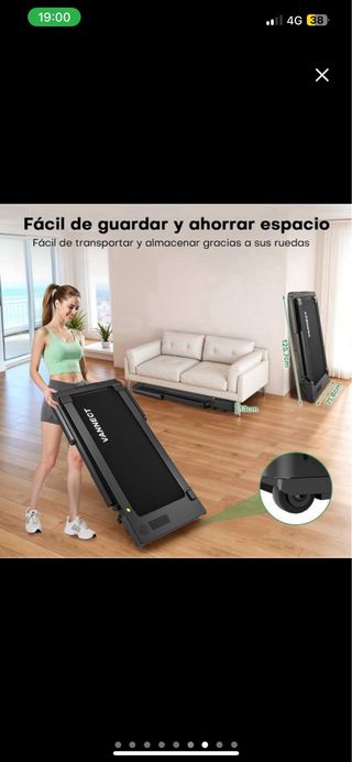 NUEVA Cinta de Correr 1-14Km/H con Inclinación