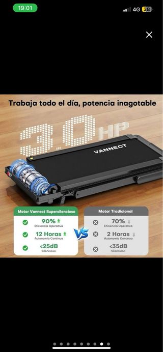 NUEVA Cinta de Correr 1-14Km/H con Inclinación