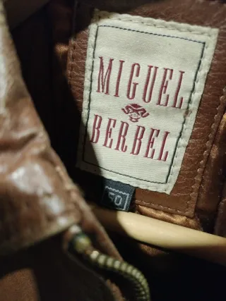 Chaqueta de piel marrón Talla 50