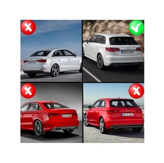 Difusor trasero Audi A3 8V Sportback 3 y 5 Puertas