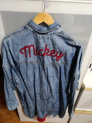 Vestido vaquero mujer Mickey Mouse..o camisa larga