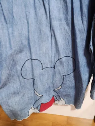 Vestido vaquero mujer Mickey Mouse..o camisa larga
