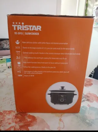 Olla Cocción Lenta Tristar 3.5L Cerámica