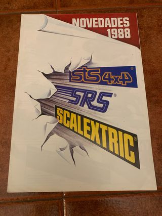 Catálogo Scalextric Novedades 1988