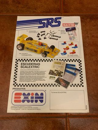 Catálogo Scalextric Novedades 1988