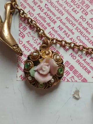 Collana vintage con ciondoli