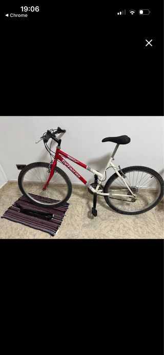 Bicicleta Top Trotter Roja y Blanca