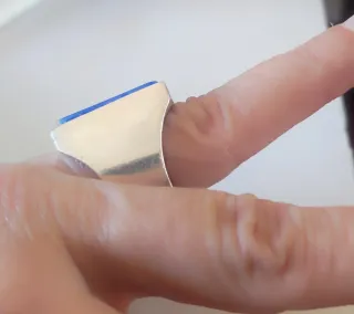 Anillos Plata Ley y Piedras Rojas