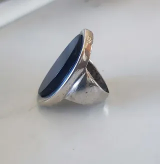 Anillos Plata Ley y Piedras Rojas