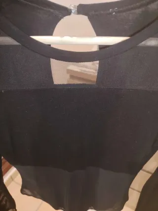 Body de encaje negro