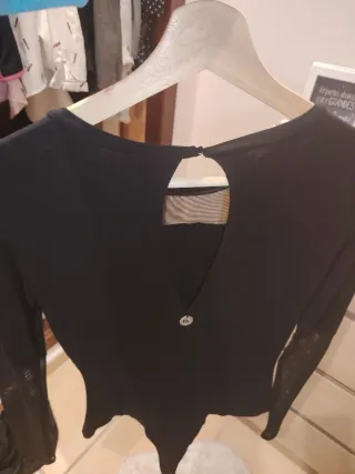 Body de encaje negro