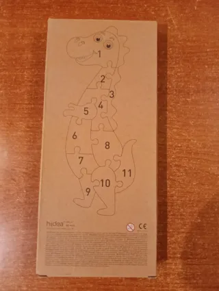 Puzzle infantil de madera dragón