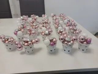 Addobbi Natale Rosa e Argento