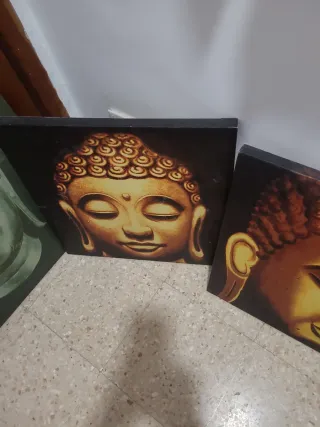 5 Cuadros Buda Diferentes Tamaños