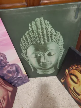 5 Cuadros Buda Diferentes Tamaños